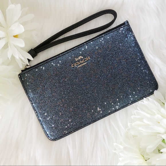 Coach Handbags - NWT Coach Glittery Wristlet